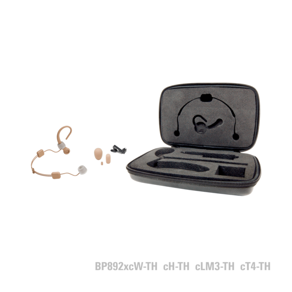 BP892XCLM3-TH MICROSET OMNIDIRECTIONAL CONDENSER HEADWORN MICROPHONE WITH 55" DETACHABLE CABLE